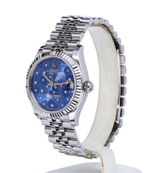 rolex floral dial review|rolex datejust 31 blue dial.